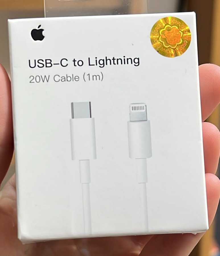 Cabo USB C Lightning 1M