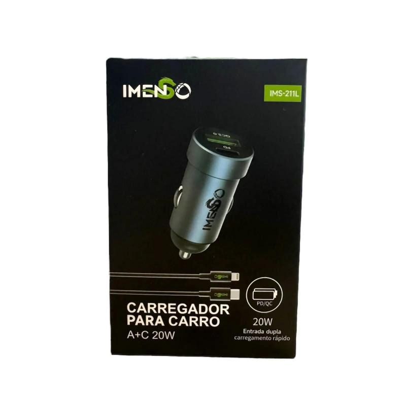 IMENSO Carregador para carro 20W Light/C