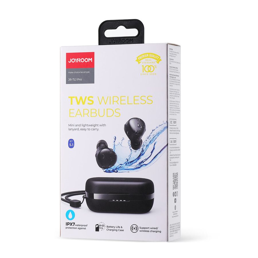 Joyroom Fone de Ouvido Joyroom TL1 Pro Preto