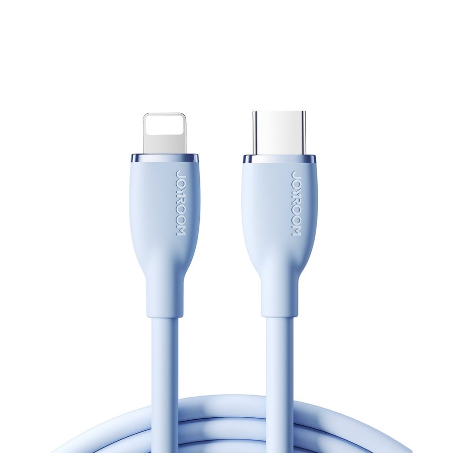 Joyroom Cabo Joyroom Liquid Silicone 30W Type-C para Lightning 1.2M Azul
