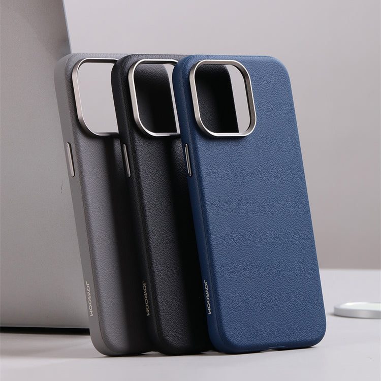 Joyroom Case Joyroom Couro Magnética iP 15 Pro Azul